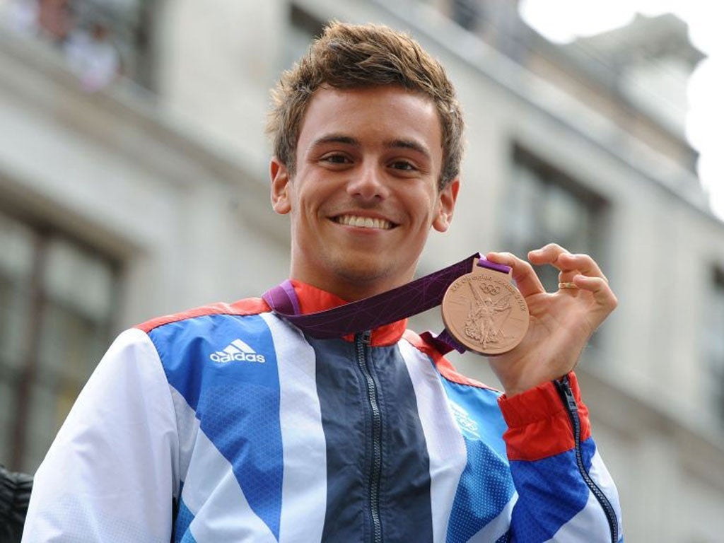 Olympic diver Tom Daley