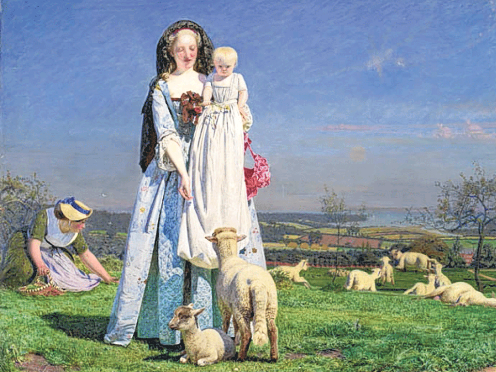 Ford Madox Brown's 'The Pretty Baa-Lambs' (1851-9)