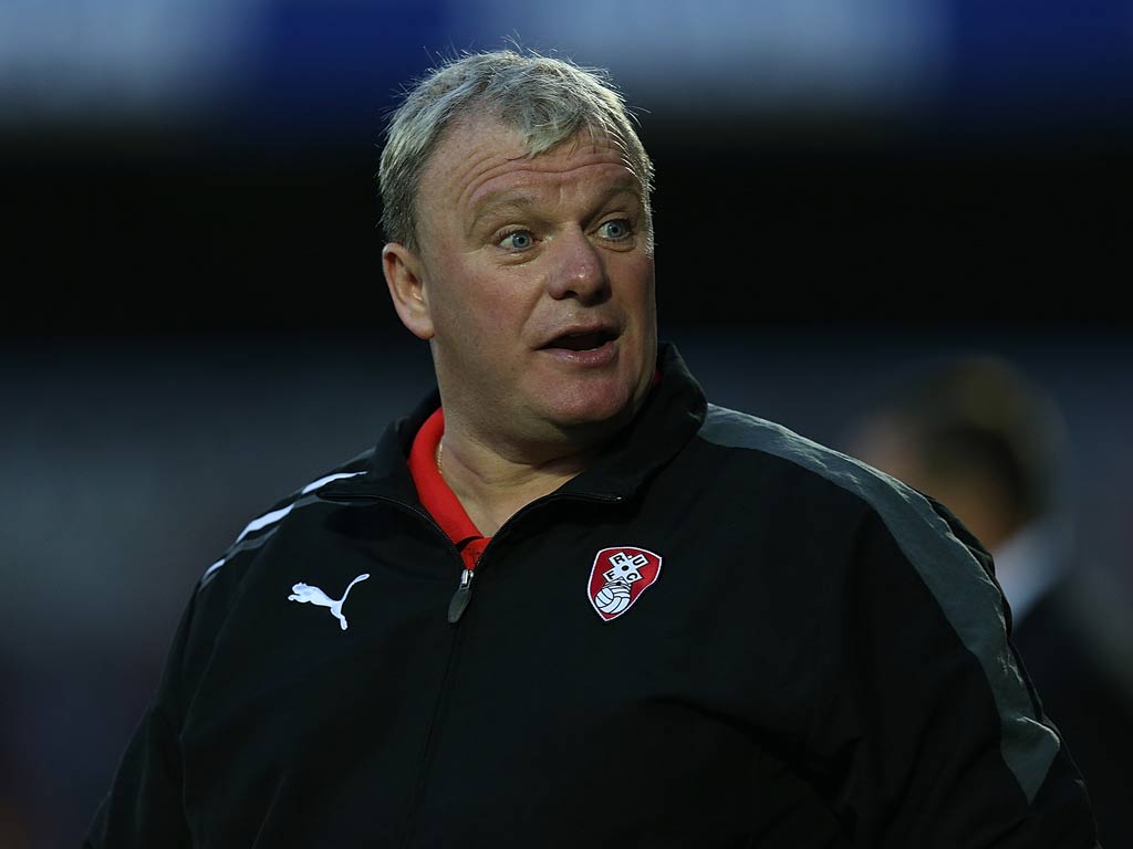 Rotherham manager Steve Evans