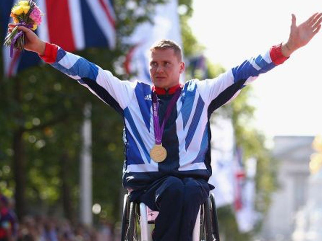 David Weir won four gold medals during the 2012 Paralympics