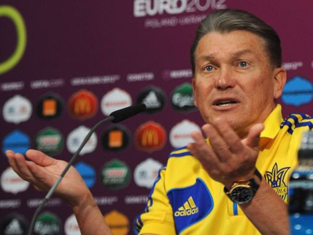 Oleg Blokhin said Moldova were beaten before Friday’s game began