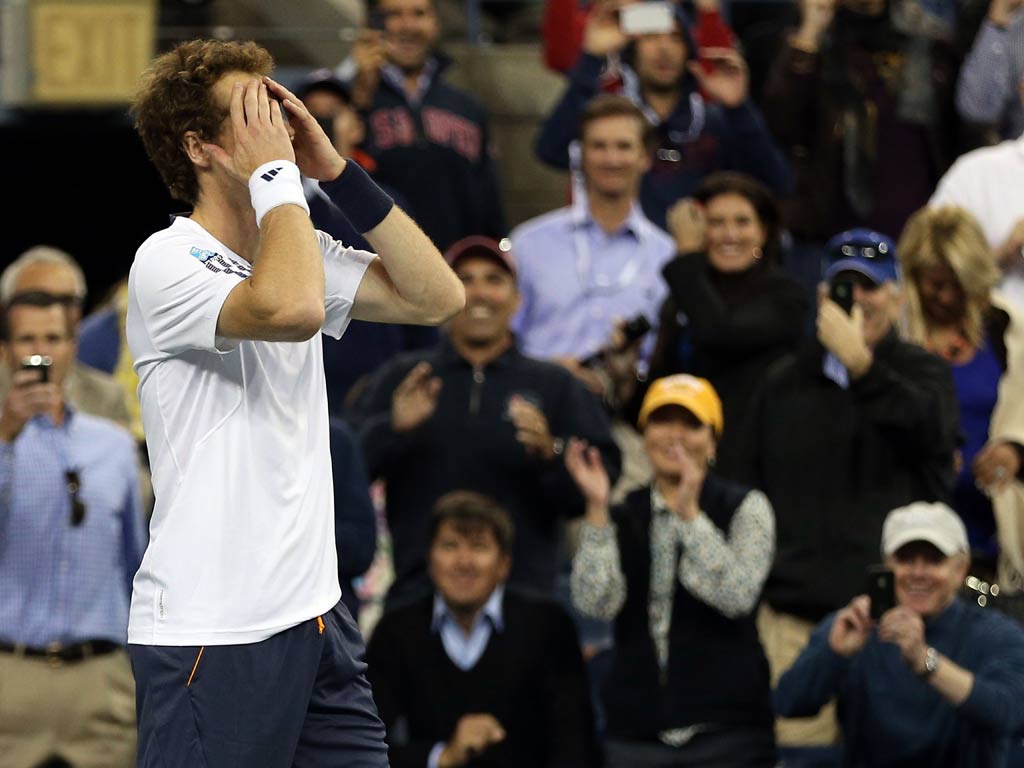 Andy Murray after winning the US Open final
