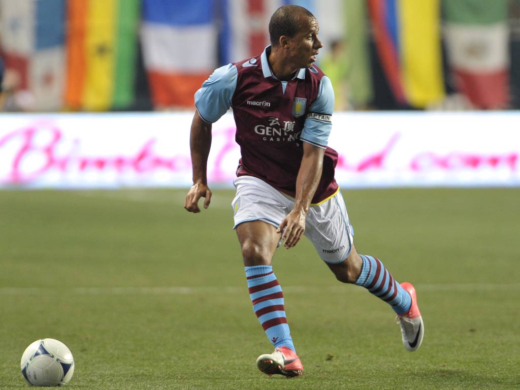Aston Villa striker Gabriel Agbonlahor