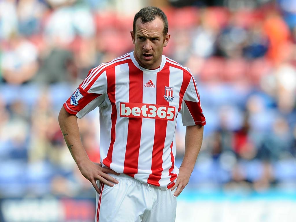 Stoke midfielder Charlie Adam