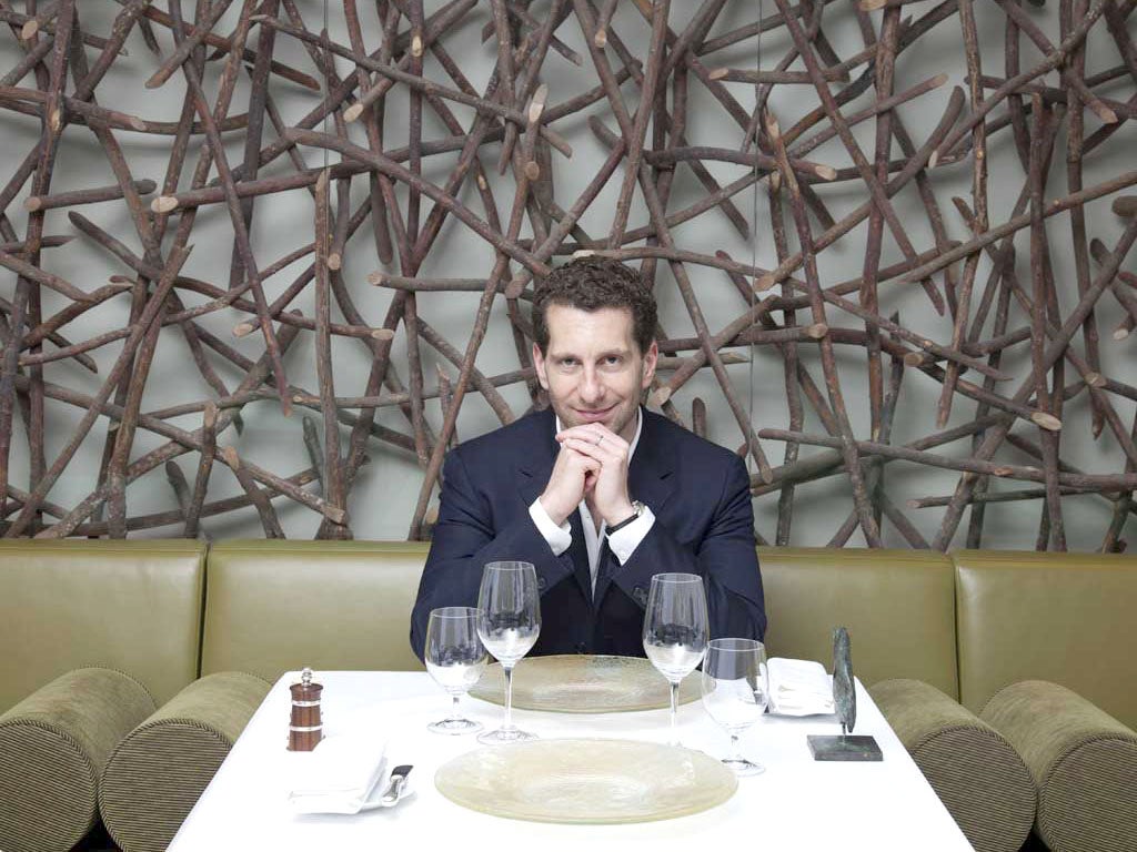 Marlon Abela photographed at his restaurant The Greenhouse