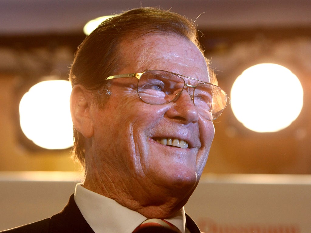 Actor Sir Roger Moore