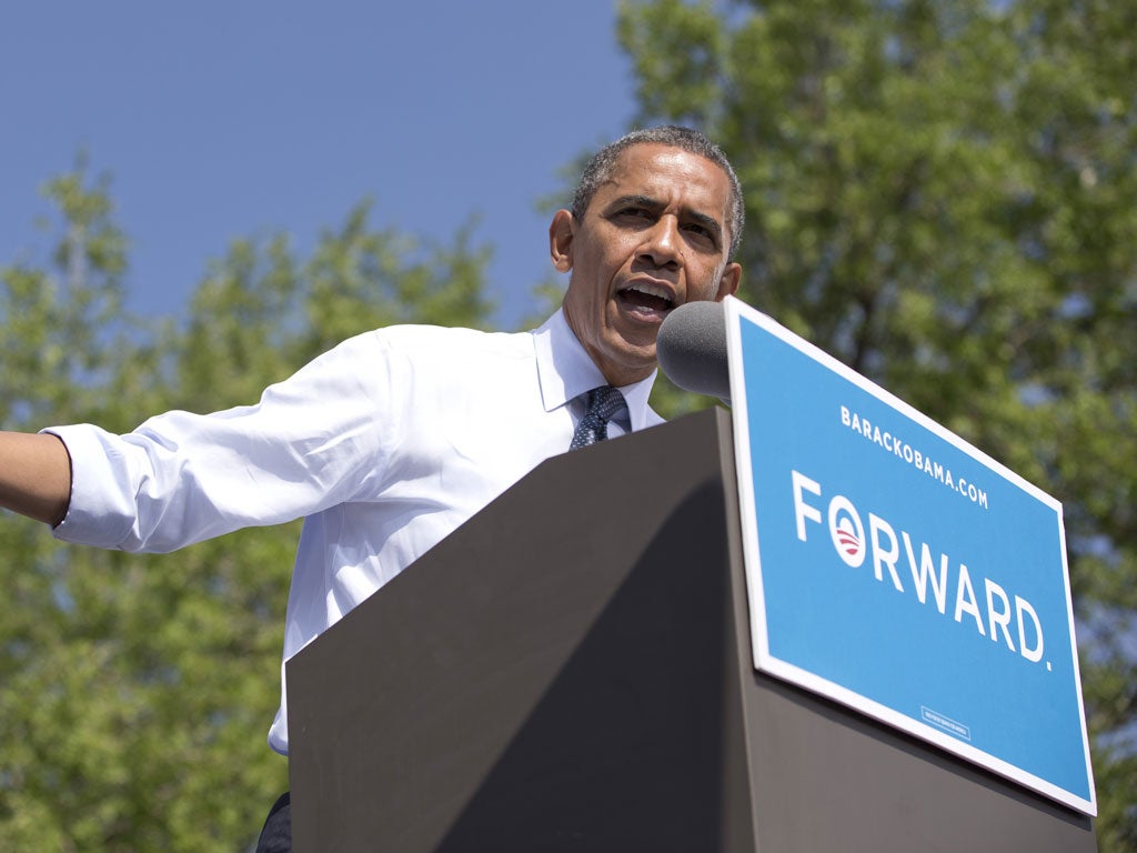 President Obama, campaigning in Colorado yesterday, fended off Mitt Romney's criticism of his handling of Arab violence against the US