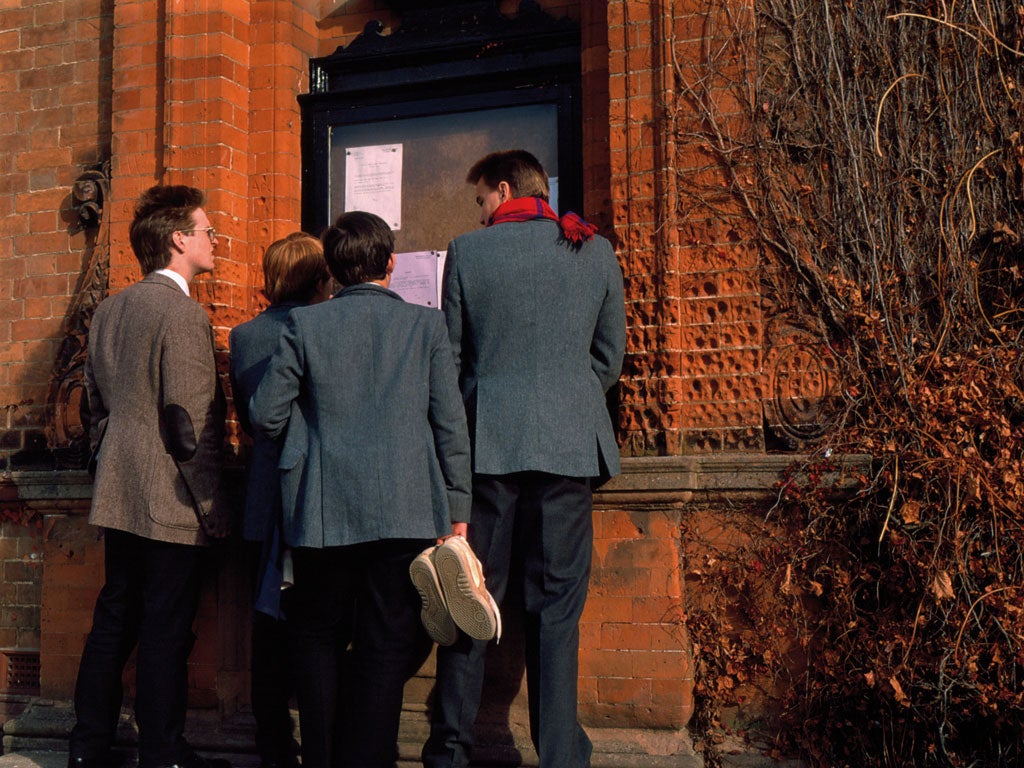 Marlborough College in Wiltshire, one of the country's most prestigious private schools