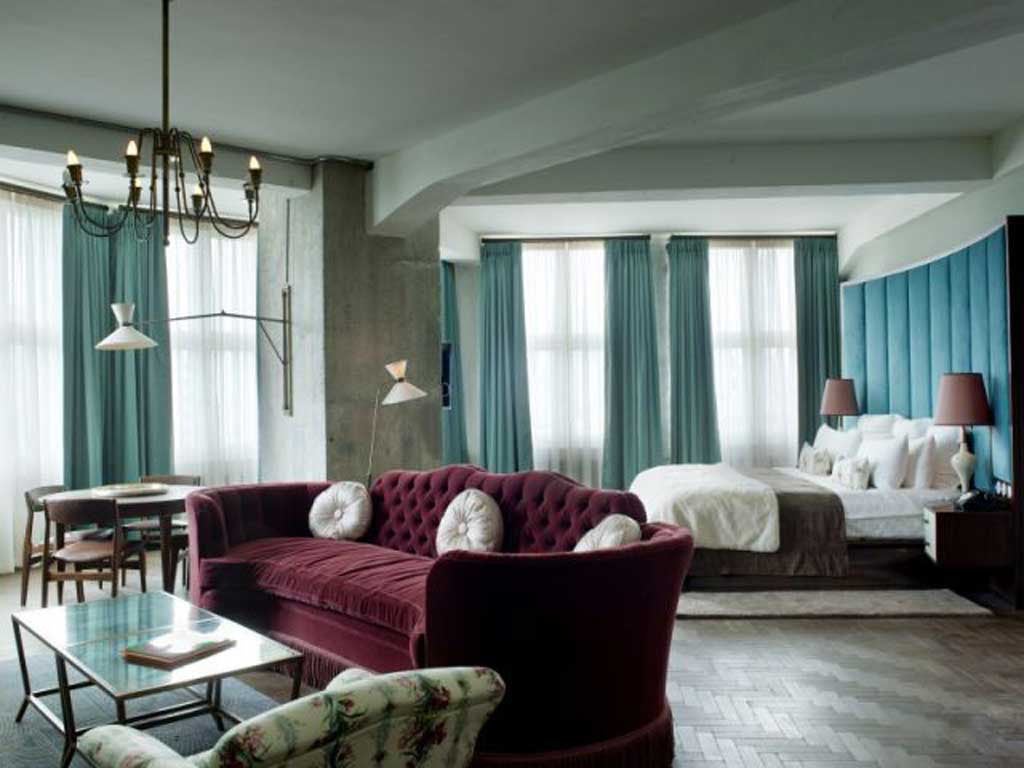 Grand designs: an 'Extra Large' room at the hotel