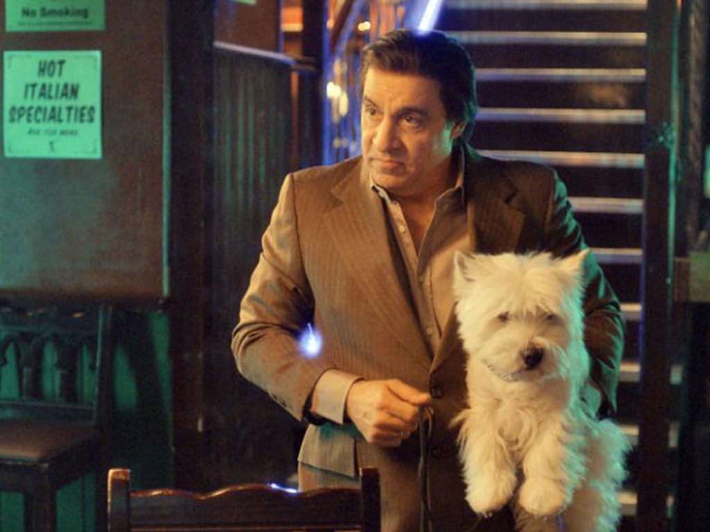 Steven Van Zandt as Frankie, with his beloved Lily, in Lilyhammer