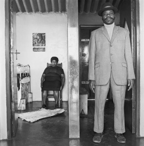 Sarah and George Manyani in Soweto, August 1972, by South African photographer David Goldblatt