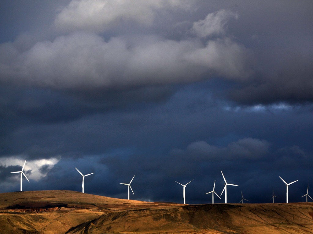 Onshore and offshore windfarms both contributed to record level of power generation