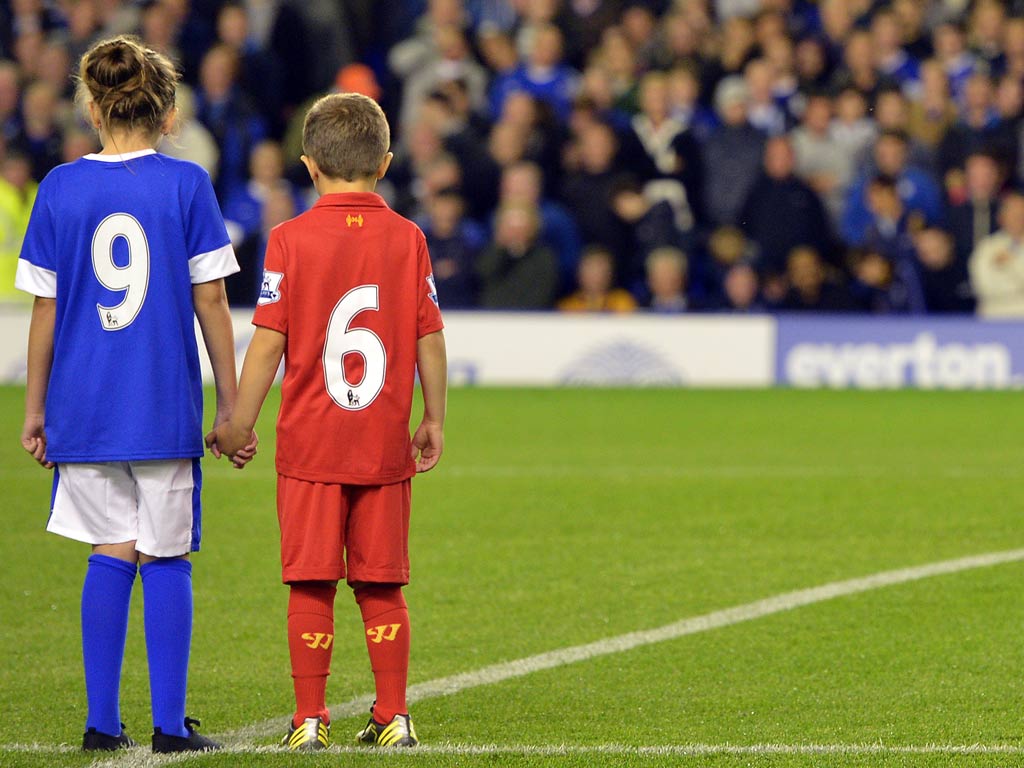 A tribute to the victims of Hillsborough held at Everton