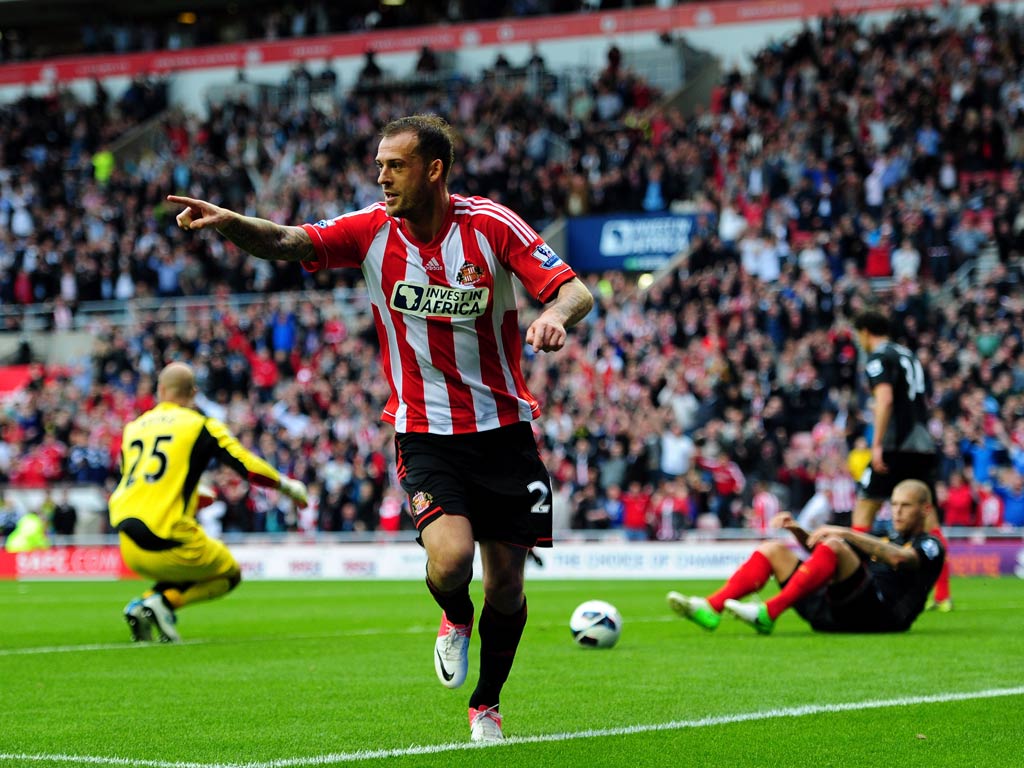 Sunderland striker Steven Fletcher