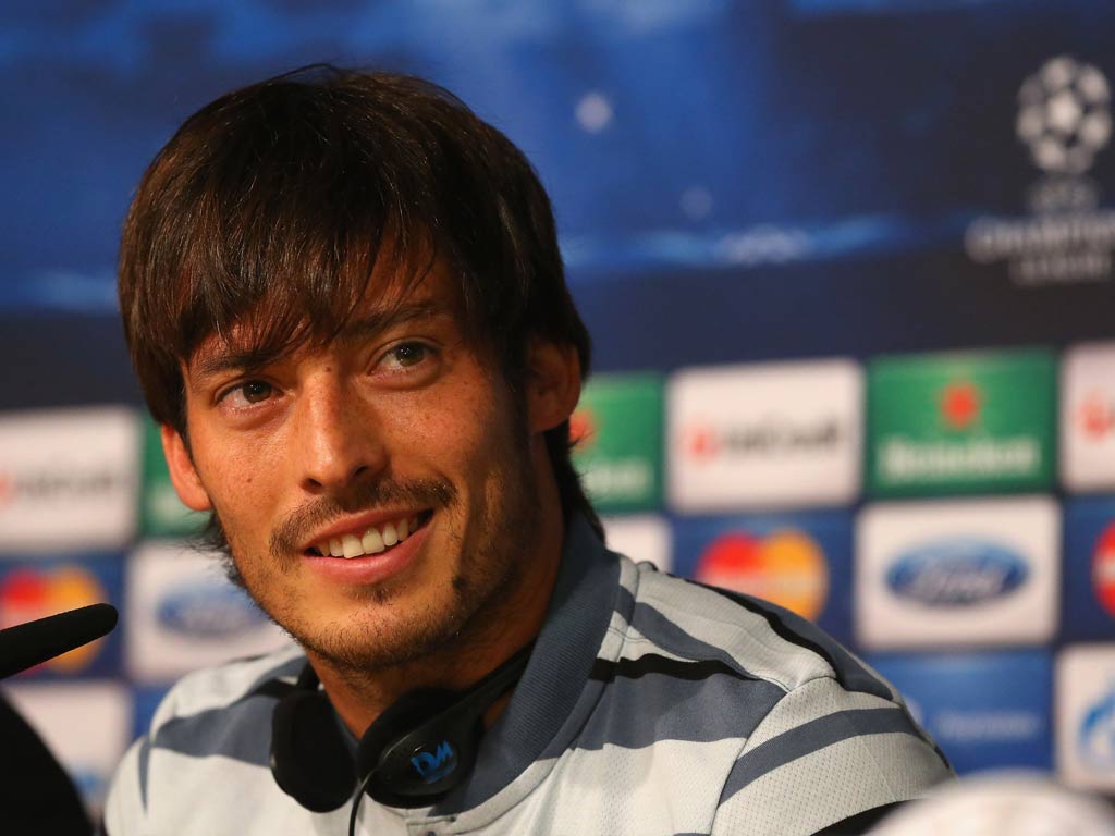 Manchester City midfielder David Silva