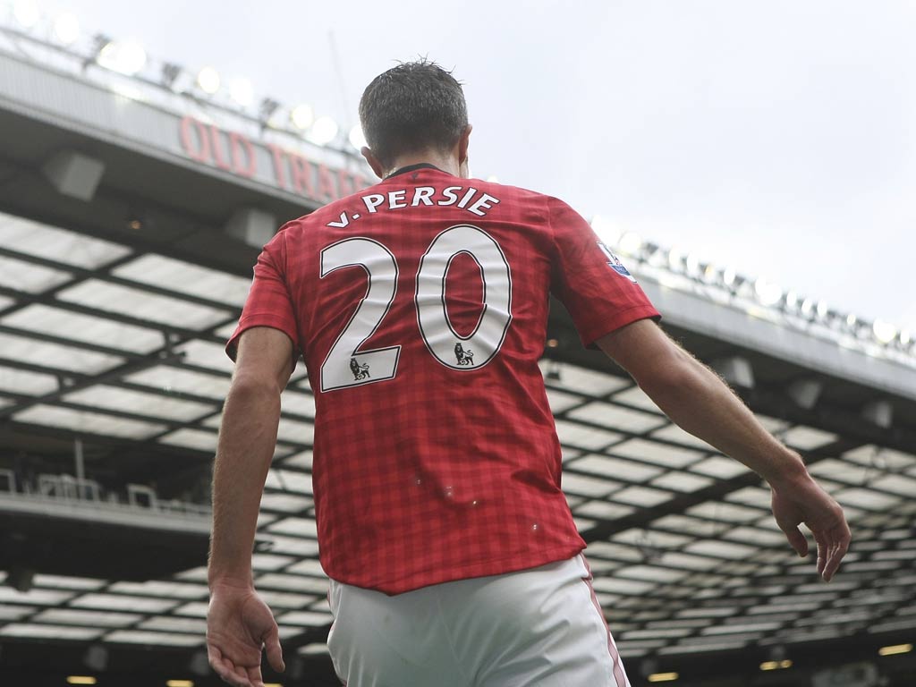 Manchester United striker Robin van Persie