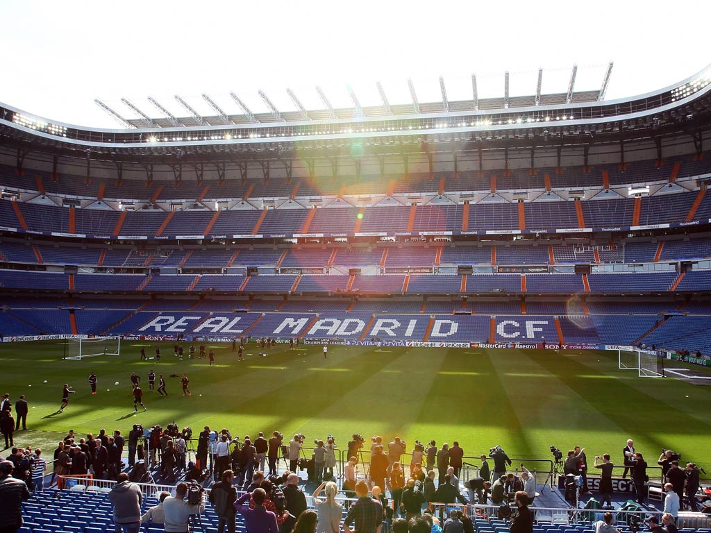 A view of the Bernabeu