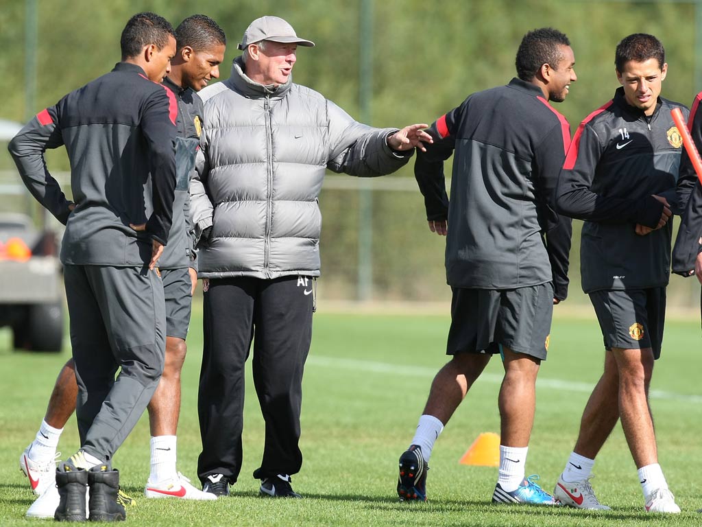 Manchester United manager Alex Ferguson