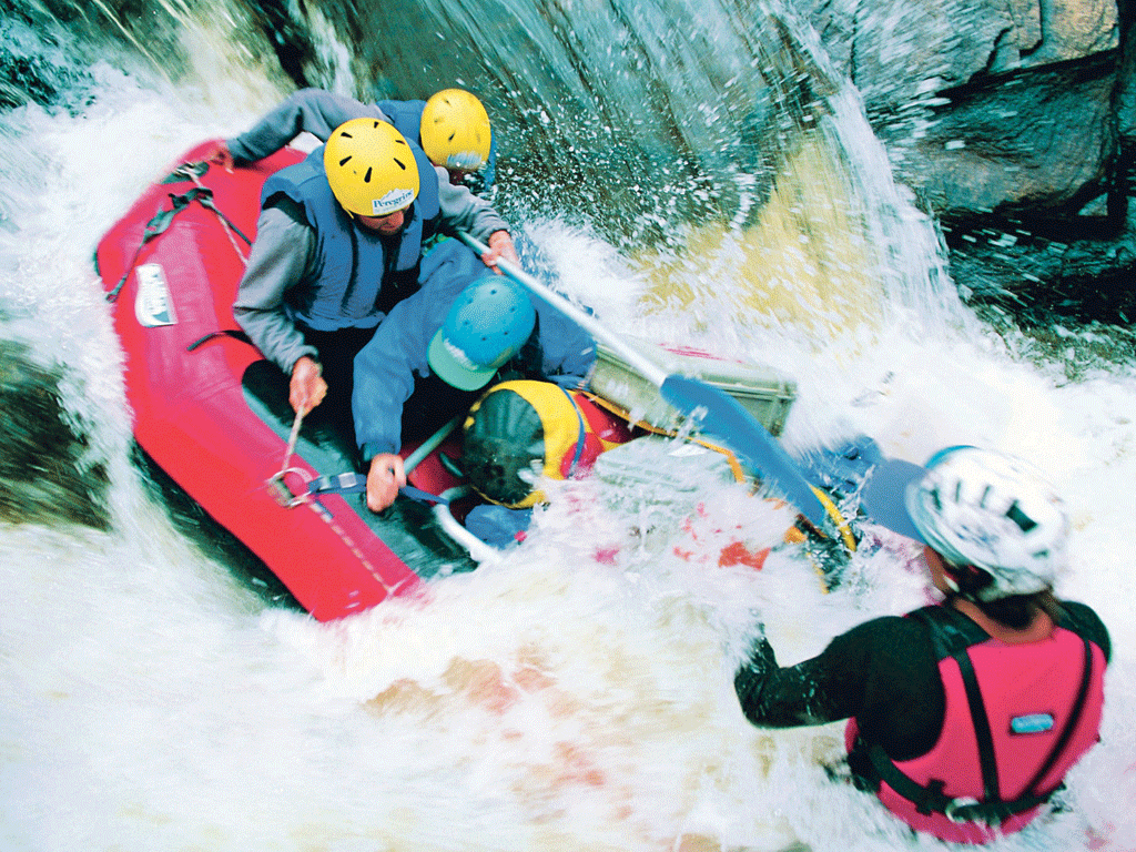 Make waves: rafters take to the rapids