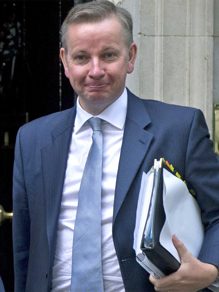 The Education Secretary Michael Gove