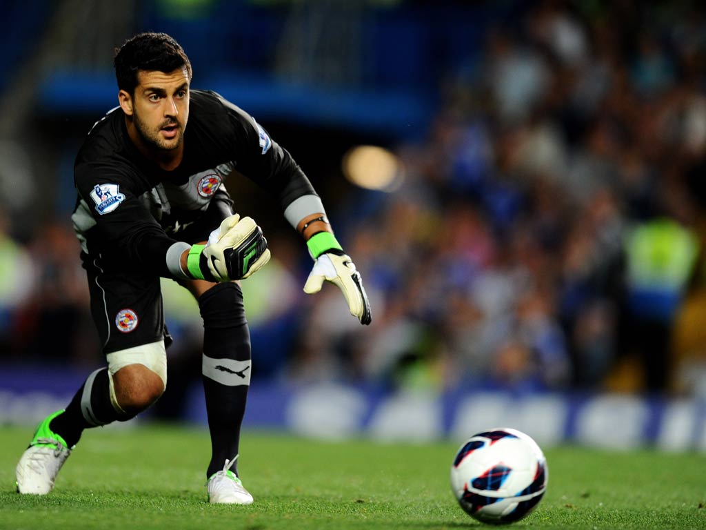 Reading goalkeeper Adam Federici