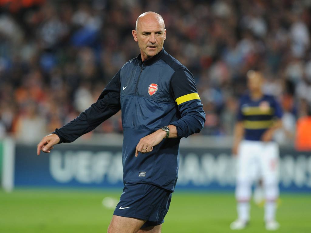 Arsenal assistant Steve Bould