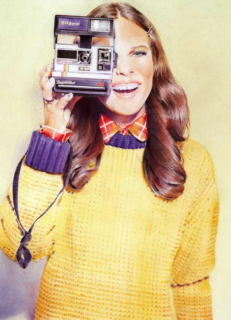 Silk shirt, £625, by Jonathan Saunders, harveynichols.com; jumper, £600, by JW Anderson, brownsfashion.com; studded ring, £220, by Louis Vuitton, 160 New Bond Street, London W1, 020-7399 4050