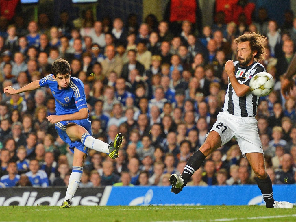 Oscar blasts in his - and Chelsea's - second goal
