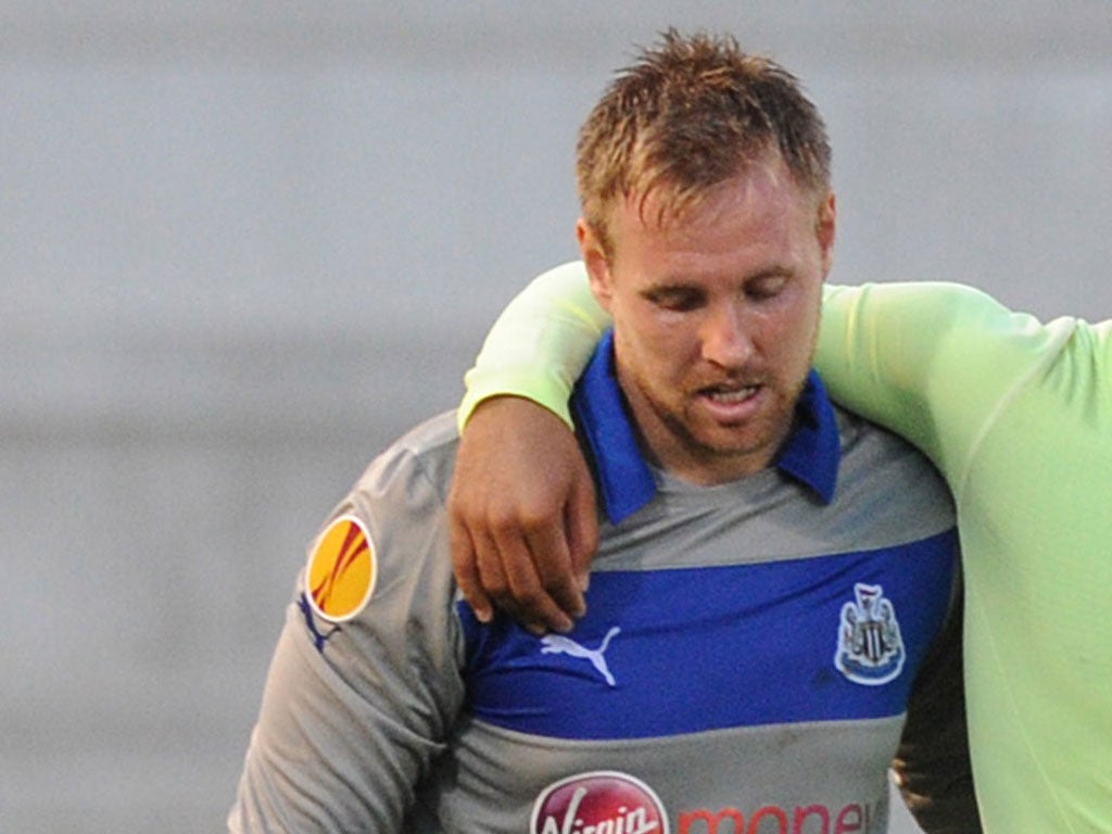 Rob Elliot: The keeper was making his European debut last night