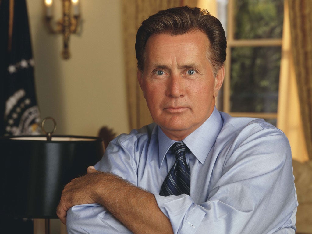 Martin Sheen as President Bartlett in Aaron Sorkin’s The West Wing (Getty)