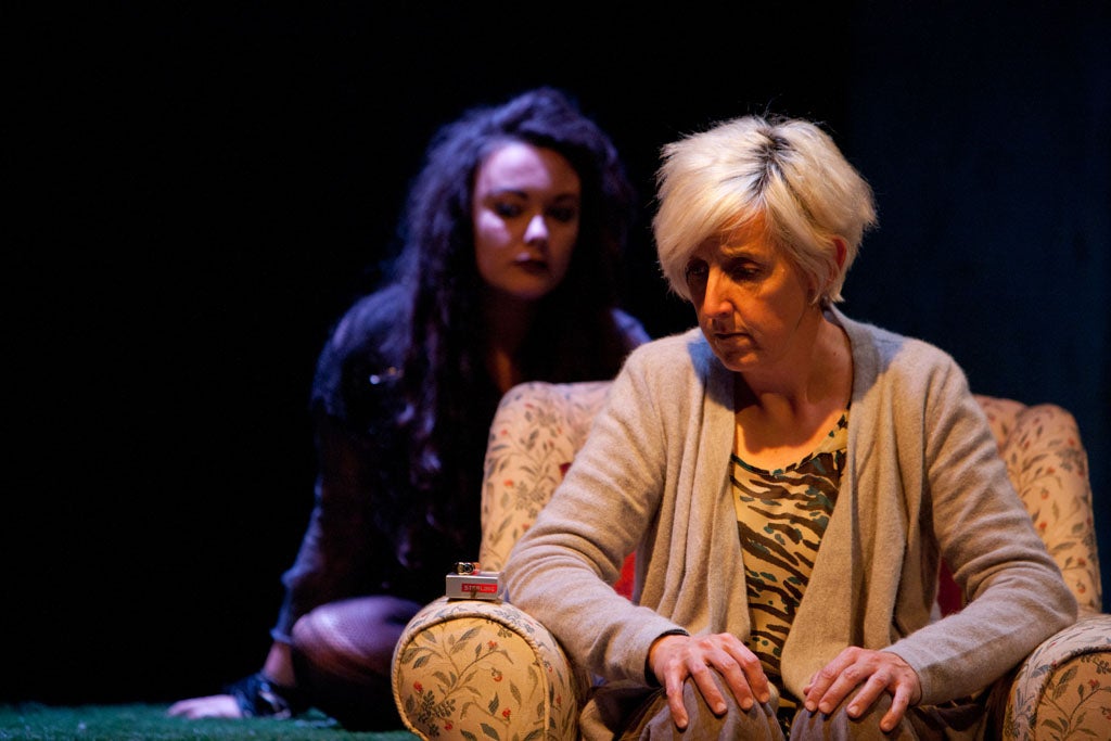 Rachel Austin as Sophie Lancaster (left) and Julie Hesmondhalgh as Sylvia Lancaster in Black