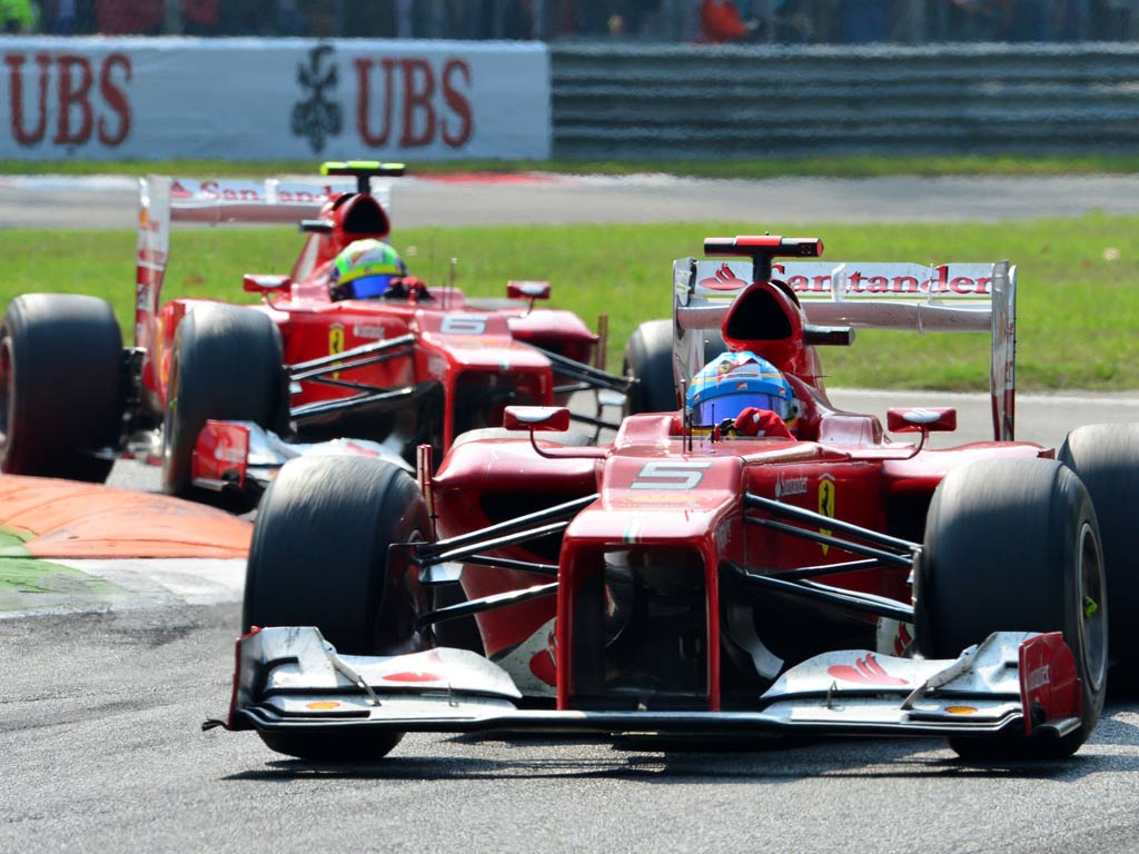 Fernando Alonso and Felipe Massa