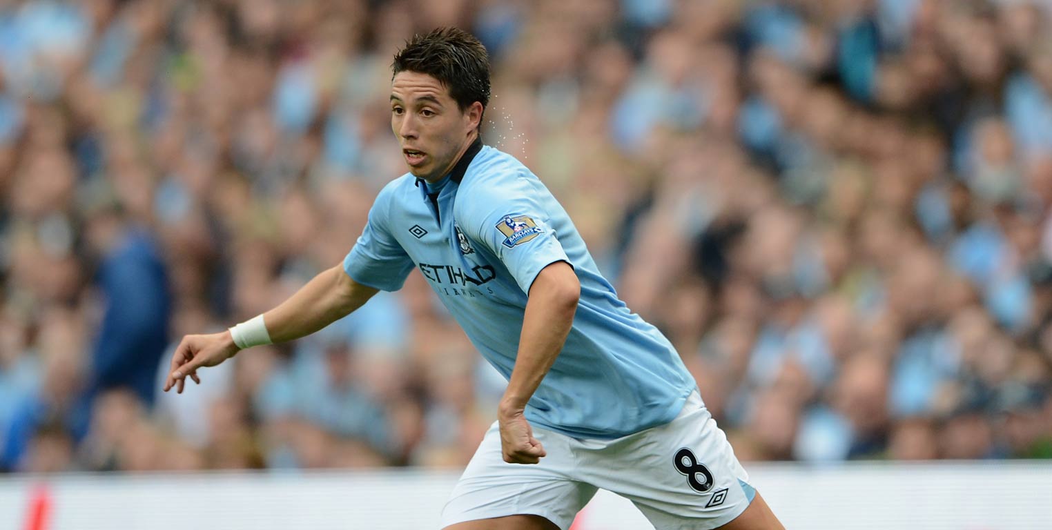 Manchester City midfielder Samir Nasri