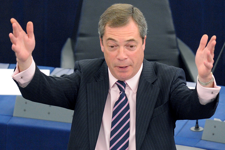 Nigel Farage : The distinctly anti-EU MEP laid into the European Union president Herman Van Rompuy in 2010 saying he had "the charisma of a damp rag" and the "appearence of a low-grade bank clerk".