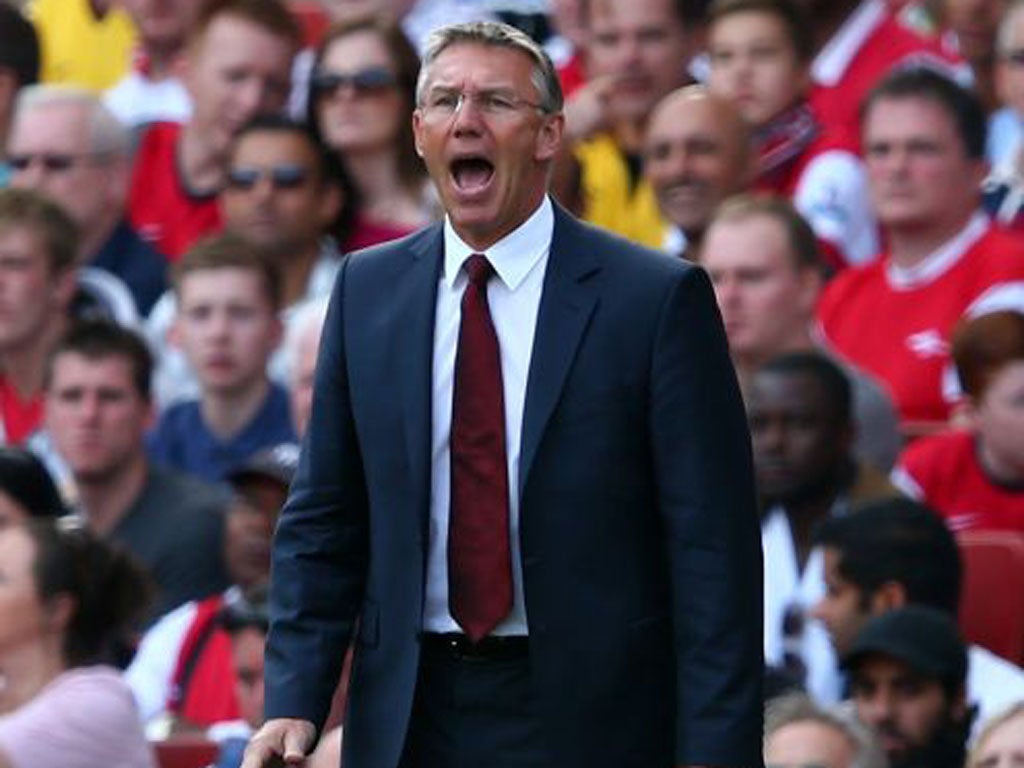 Nigel Adkins is under pressure after Southampton’s poor start