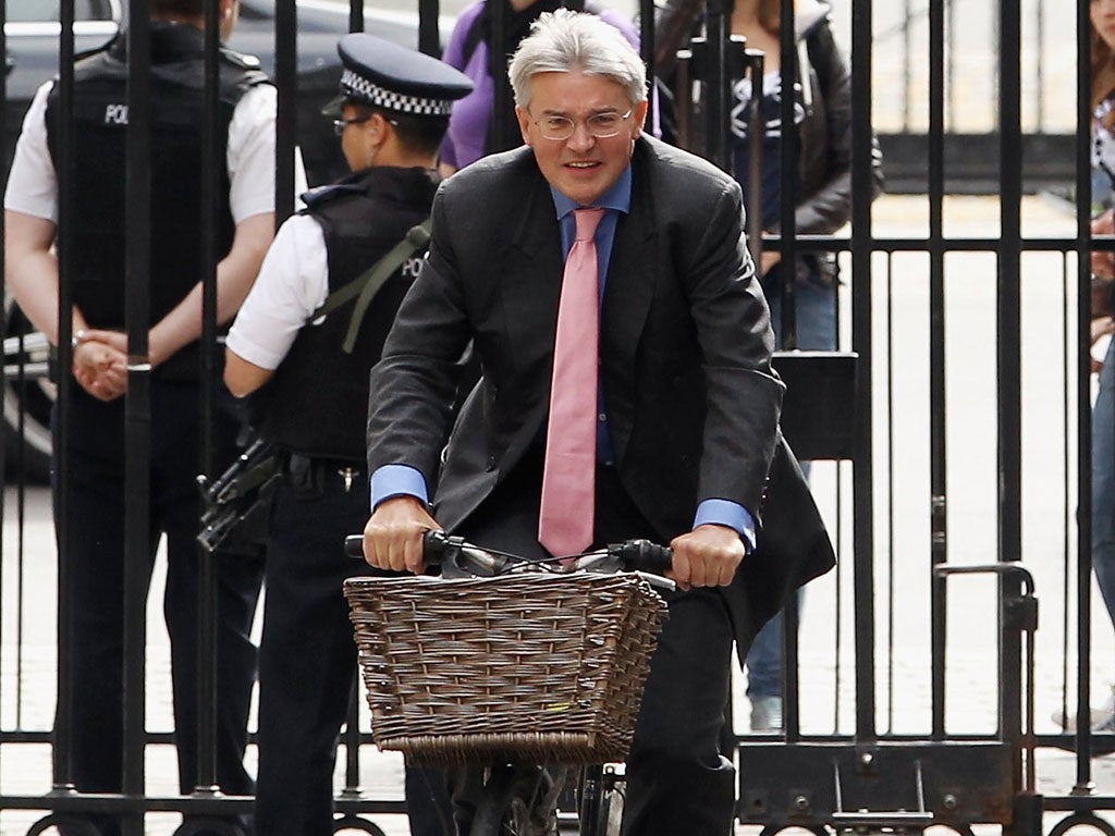 The famel officer was arrested over alleged leaks to the media linked to the row which led former Tory chief whip Andrew Mitchell, pictured, to quit his Cabinet post following claims he called officers “plebs”