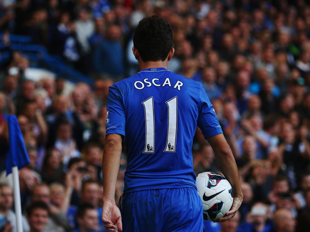 Chelsea midfielder Oscar