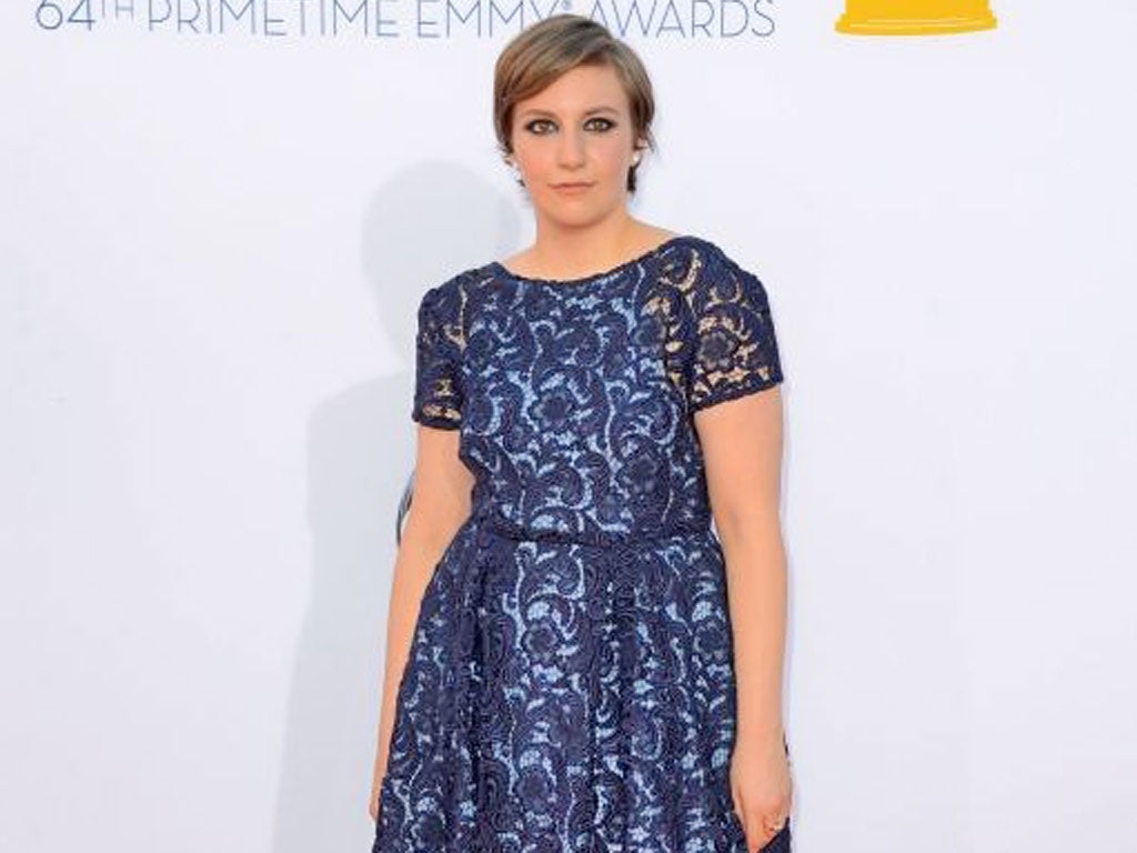 Lena Dunham on her Emmy dress