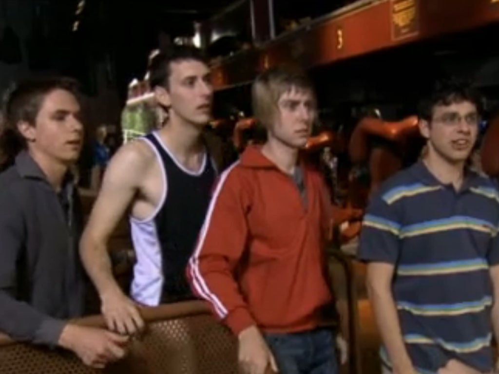 The Inbetweeners at Thorpe Park.