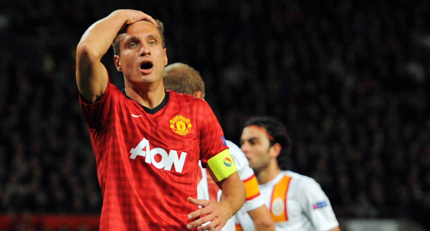 Manchester United defender Nemanja Vidic