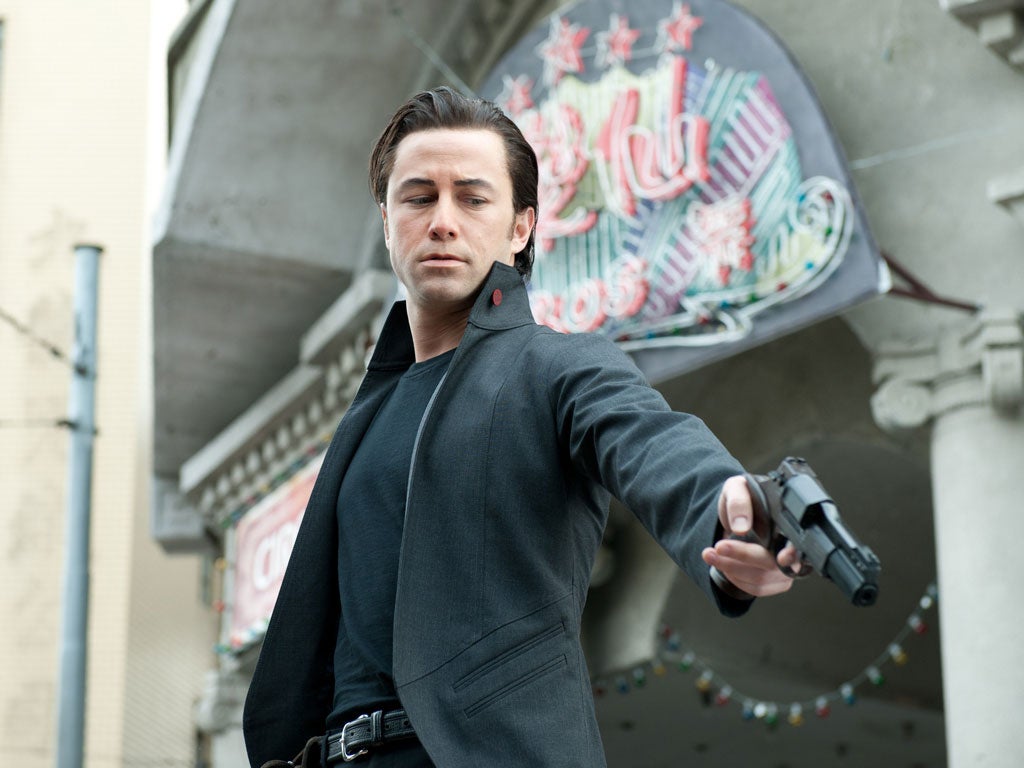 Killing time: Joseph Gordon-Levitt stars in 'Looper'