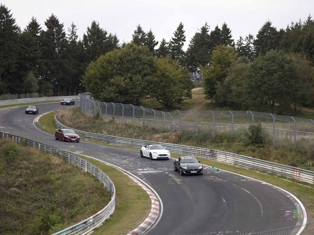 Anyone can drive their car around the circuit for €26 a lap