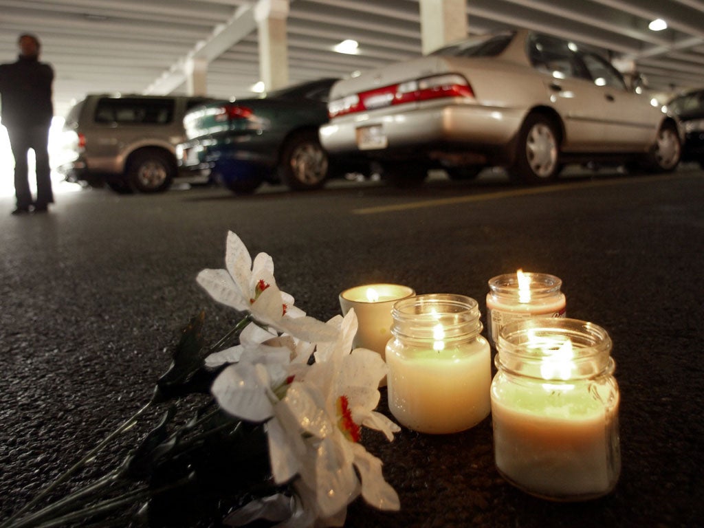 In memoriam: Shrine for a Virginia victim of the Washington snipers