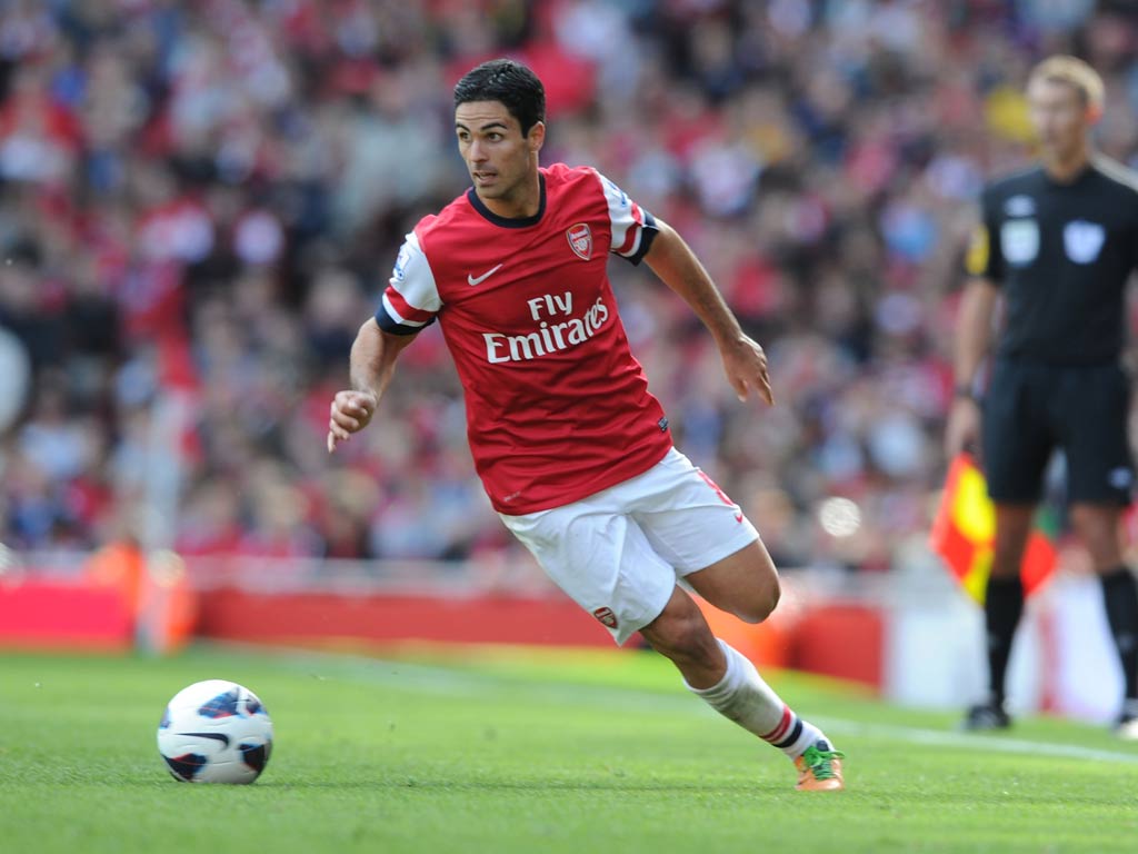 Arsenal midfielder Mikel Arteta