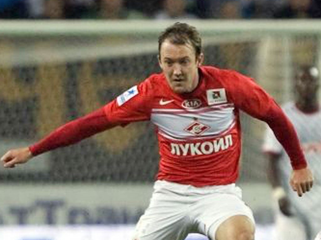 AIDEN McGEADY: The Spartak winger spent six years as a Celtic player