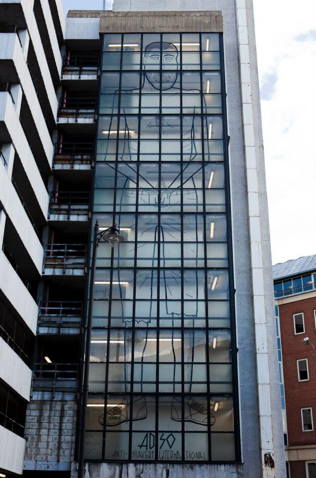 Benjamin Murphy's artwork on Great Eastern Street, London