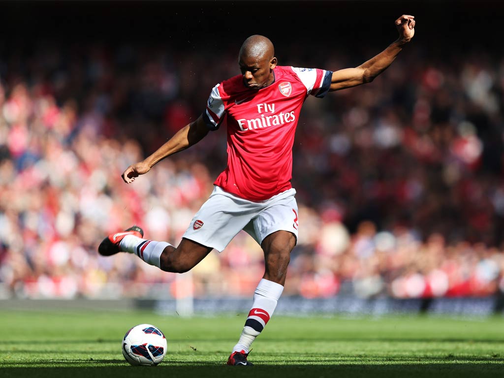 Arsenal midfielder Abou Diaby