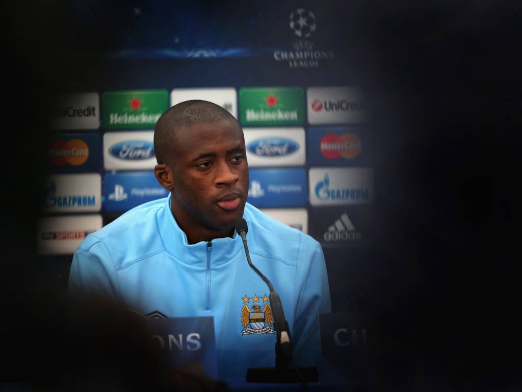 Manchester City midfielder Yaya Toure