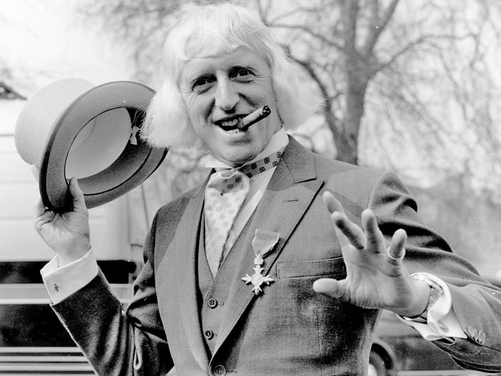 Sir Jimmy Savile in 1972