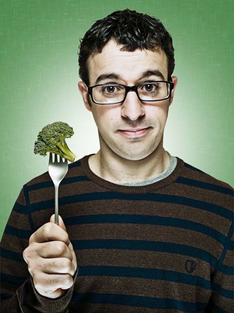 Funny business: Simon Bird in 'Friday Night
Dinner'